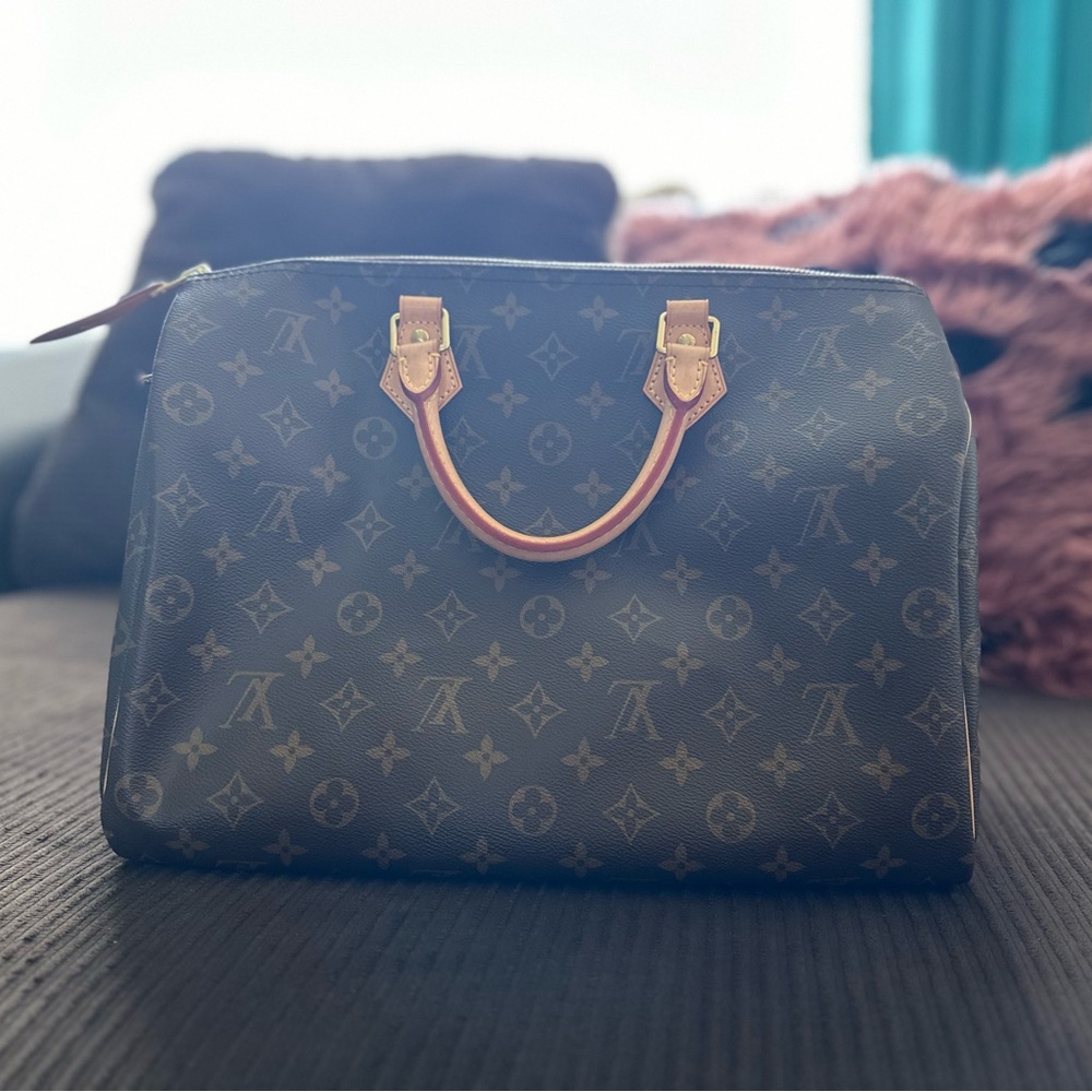 Louis Vuitton Speedy 35 Monogram Print